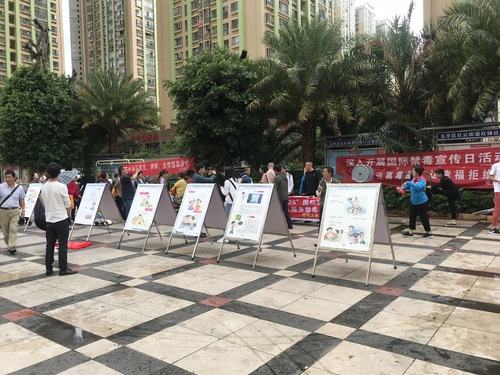 红云街道国际禁毒日开展"健康生活  无毒无悔"活动 中国科学网www.minimouse.com.cn