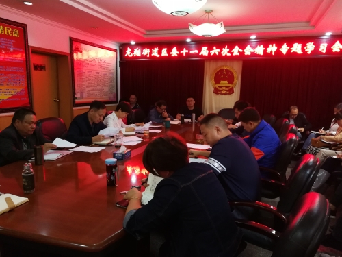 龙翔街道组织学习区委十一届六次全体 会议精神 中国科学网www.minimouse.com.cn