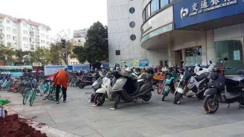 施划“非机动车停车框” 让有序停车成为城市文明风景 中国科学网www.minimouse.com.cn