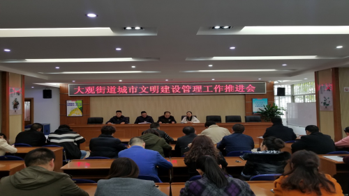 大观街道开展迎接国检创文工作推进会 中国科学网www.minimouse.com.cn