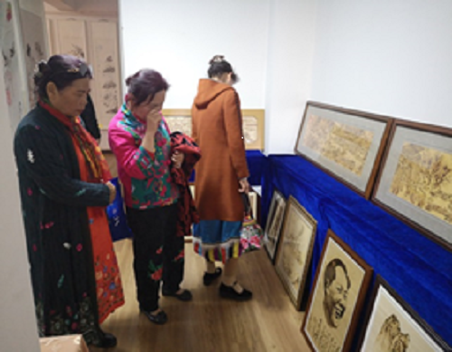 莲华街道举办迎新春廉洁文化书画（烙画）展活动 中国科学网www.minimouse.com.cn