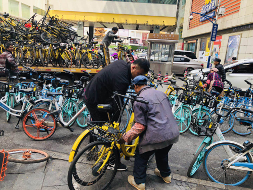 大观街道强化网格责任   治理共享单车乱象 中国科学网www.minimouse.com.cn