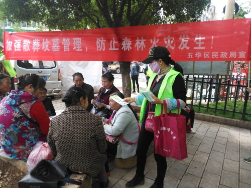 丰宁社区开展“殡葬改革 文明祭扫”宣传活动 中国科学网www.minimouse.com.cn