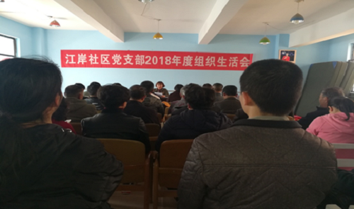 莲华街道江岸社区召开2018年度组织生活会 中国科学网www.minimouse.com.cn