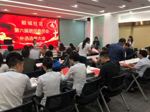 顺城社区第六届居民委员会补选选举大会 中国科学网www.minimouse.com.cn