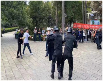 华山街道组织联合华山东路派出所开展反恐防暴应急演练活动 中国科学网www.minimouse.com.cn