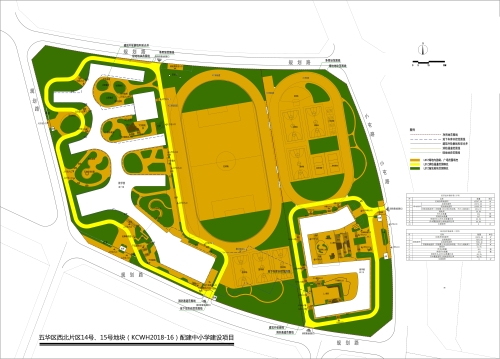 昆明市五华区城市管理局  昆明市五华区西北片区14号、15号地块（KCWH2018-16）配建完全小学建设项目  绿化工程设计方案公示 中国科学网www.minimouse.com.cn