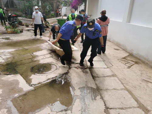 大观街道执法中队持续推进“大清扫、大消毒”爱国卫生运动 中国科学网www.minimouse.com.cn