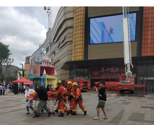 普吉街道开展安全生产宣传暨城市综合体灭火综合演练 中国科学网www.minimouse.com.cn