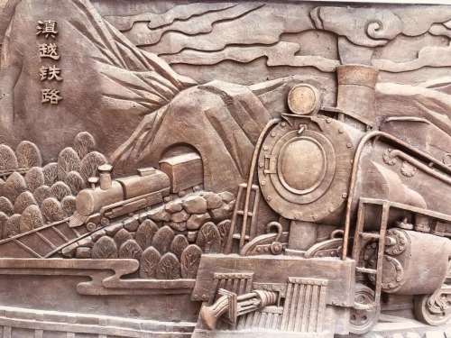 正义路新增浮雕文化墙 为南屏步行街提升添彩 中国科学网www.minimouse.com.cn