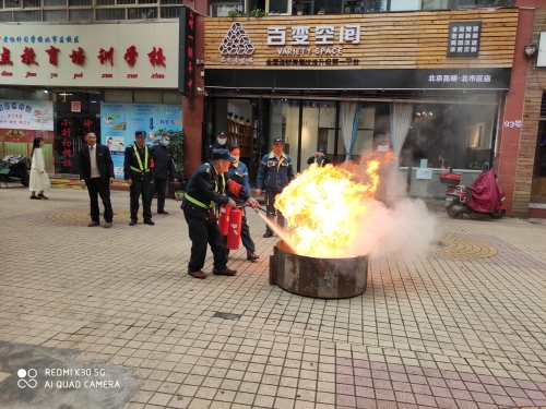 美璟新城商业街消防演练 中国科学网www.minimouse.com.cn