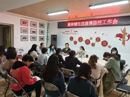 黑林铺街道黑林铺社区召开疫情防控工作会 中国科学网www.minimouse.com.cn