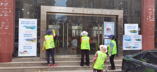 市容环境卫生整治   北仓社区在行动 中国科学网www.minimouse.com.cn