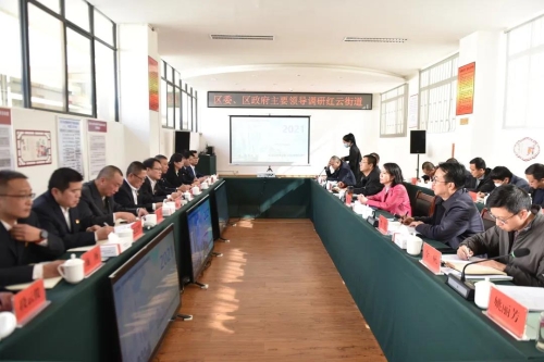  区委主要领导对红云街道进行调研 中国科学网www.minimouse.com.cn