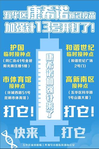  五华区康希诺新冠疫苗加强针开打了！ 中国科学网www.minimouse.com.cn