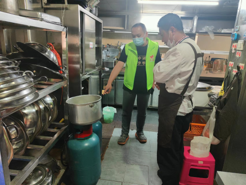 鑫世社区开展餐饮场所燃气安全专项检查 中国科学网www.minimouse.com.cn