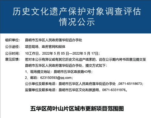 五华区荷叶山片区城市更新项目公示 中国科学网www.minimouse.com.cn