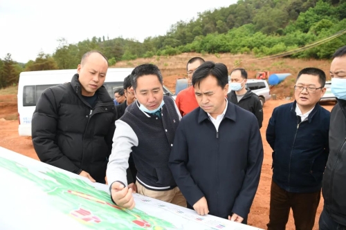 区委主要领导实地调研部分重点项目 中国科学网www.minimouse.com.cn