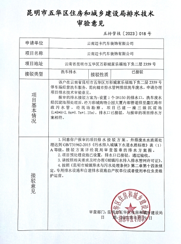 18关于对五华区万彩城家乐福地下负二层2359号排水技术审验意见