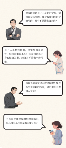 【漫“话”说法】经济条件差异决定子女抚养权归属？