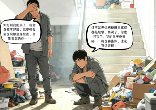 【漫“话”说法】拳脚之下无赢家 双重责任须担责 【漫“话”说法】拳脚之下无赢家 双重责任须担责